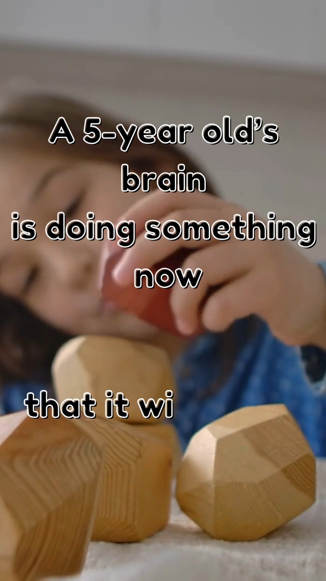 How many connections does a 5 year old's brain make per second?  When you find out, it makes a lot of sense.