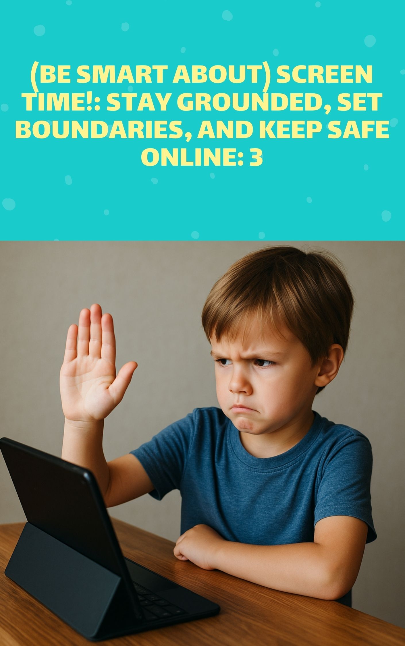 Be smart about screen time - early years pad manage